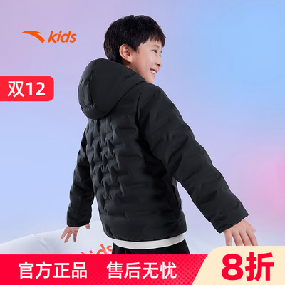 安踏儿童轻薄羽绒服冬季上衣外套