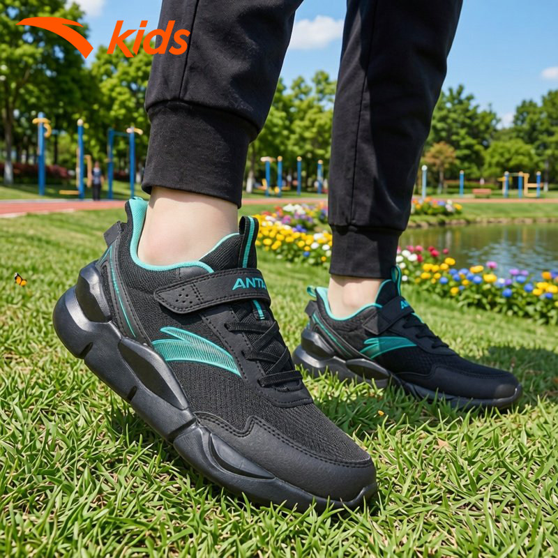 安踏童鞋男童运动鞋大童2026春季网面透气鞋子魔术贴皮面儿童跑鞋,童鞋/婴儿鞋/亲子鞋,运动鞋,淘宝优惠券,粉丝福利购,淘宝优惠卷