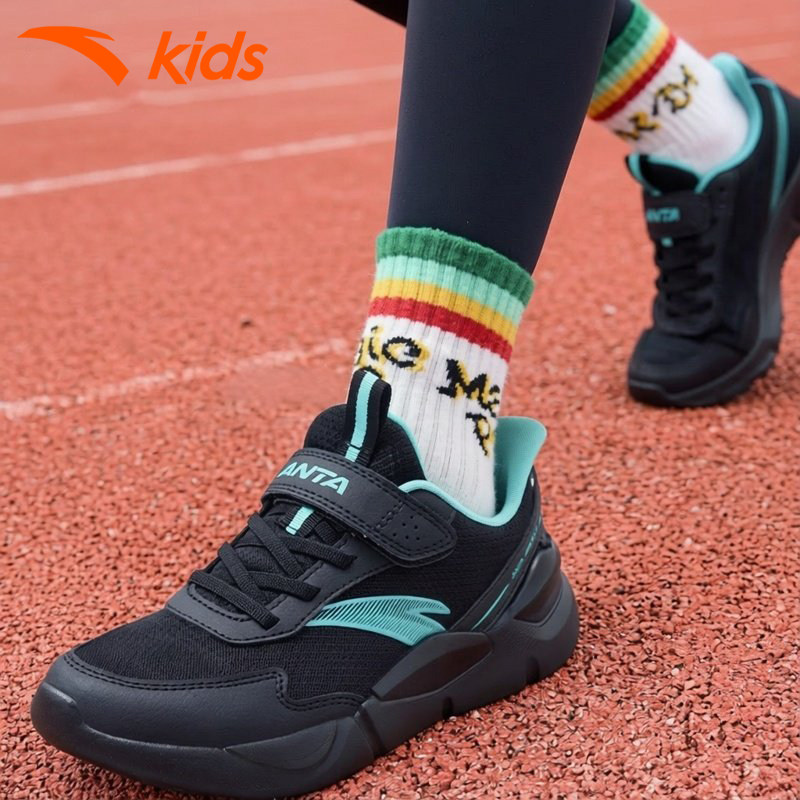 安踏童鞋男童运动鞋大童2026春季网面透气鞋子魔术贴皮面儿童跑鞋,童鞋/婴儿鞋/亲子鞋,运动鞋,淘宝优惠券,粉丝福利购,淘宝优惠卷