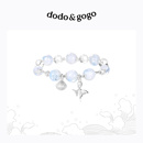 爆款 DODOGOGO夏日人鱼姬水晶手链新款 手饰女轻奢小众精致海蓝手串
