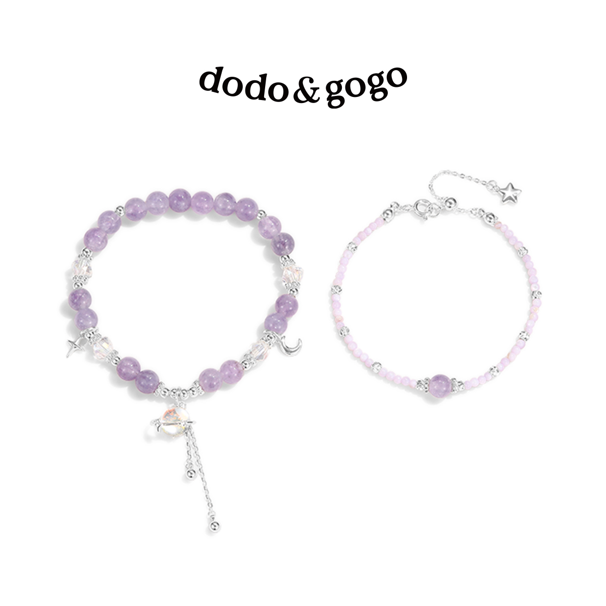 DODOGOGO星月水晶手链手串女新款