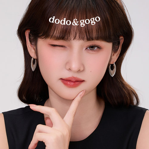 DODOGOGO轻奢度假耳环女夸张耳扣