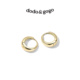 DODOGOGO金属圈圈耳环女2026年新款 简约圆圈耳坠素圈耳扣耳饰 爆款