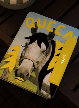 【3+Y折磁吸】马后女王ipad10保护套双面夹平板壳air7简约11代亚克力pro11休眠2025欧美mini7带笔槽vivopad5