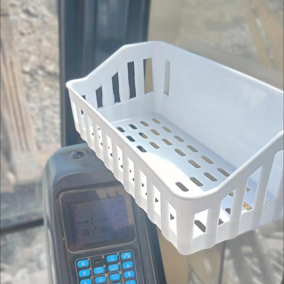 装载机收纳筐挖机储物盒铲车叉车置物篮钩机推车挂篮货车驾驶室盒