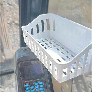 装载机收纳筐挖机储物盒铲车叉车置物篮钩机推车挂篮货车驾驶室盒