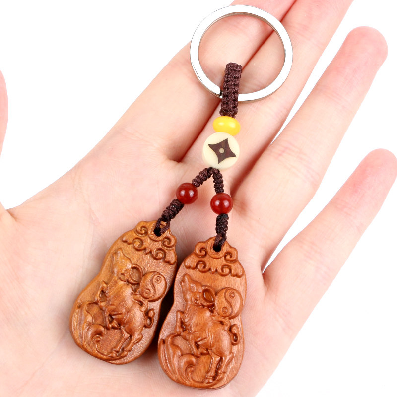 2019年生肖属蛇鸡牛双牛送财钥匙扣挂件青牛衔芝吉福添寿心有灵犀|ruв категории фестиваль товаров/подарок, творческие подарки, брелок - от Buy2taobao.com для оказания профессиональной услуги покупки агента Taobao