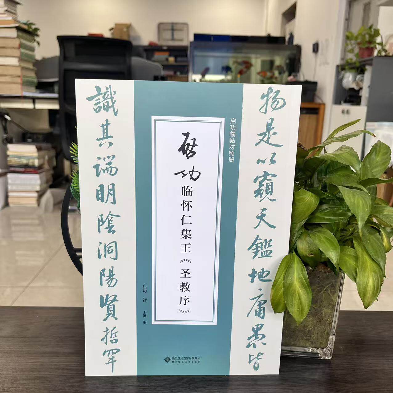 启功临怀仁集王《圣教序》