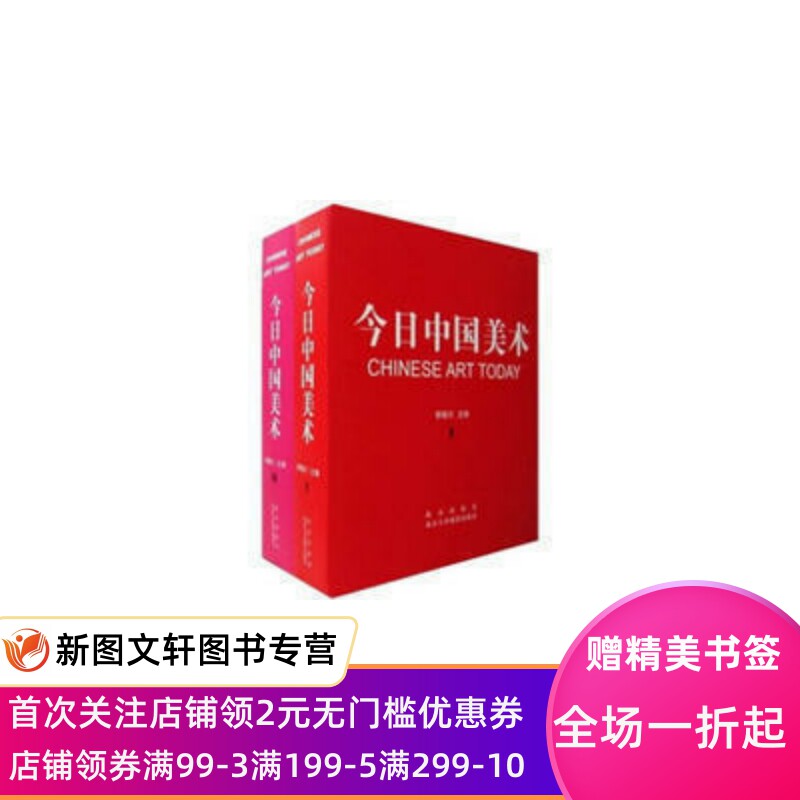 正版现货 今日中国美术(全2册)品相9品左右 北京美术摄影出版社    艺术 绘画