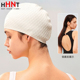 HHNT泳帽硅胶女长发护耳防水成人专业游泳装 女士游泳帽 备女款