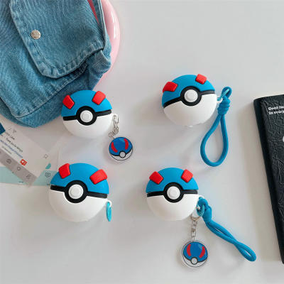 卡通超级精灵球适用airpodspro3耳机壳蓝牙无线airpods3/4保护套pro2一二代硅胶软壳新款pro3苹果4代耳机套男