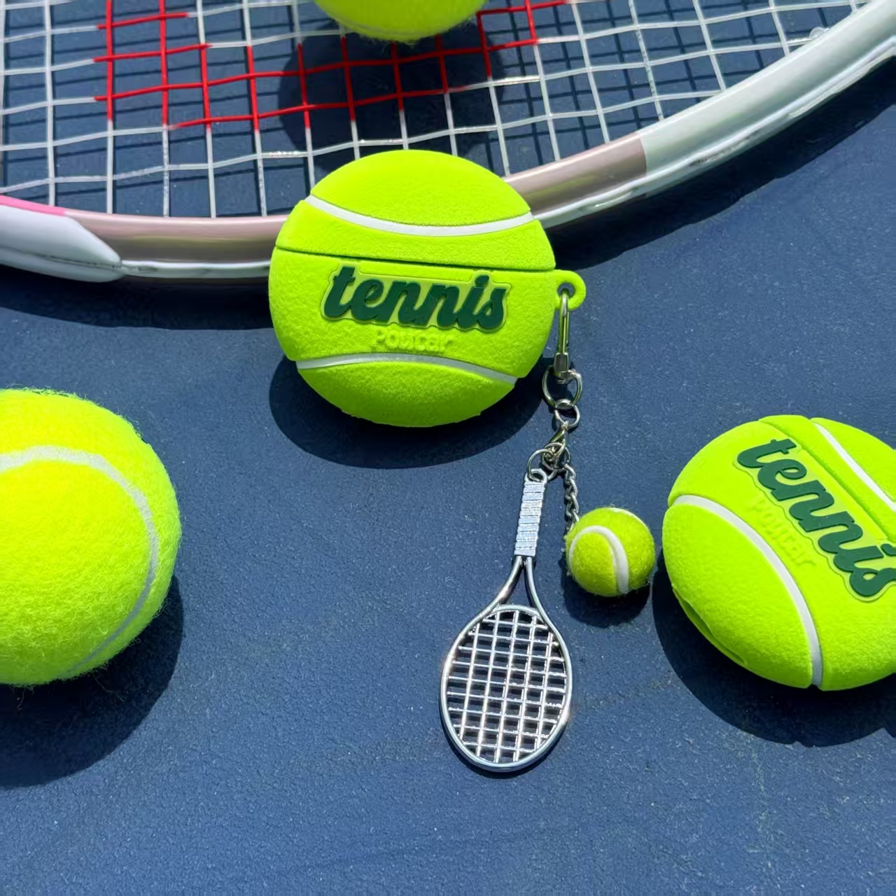 植绒网球华为freeclip2耳机壳