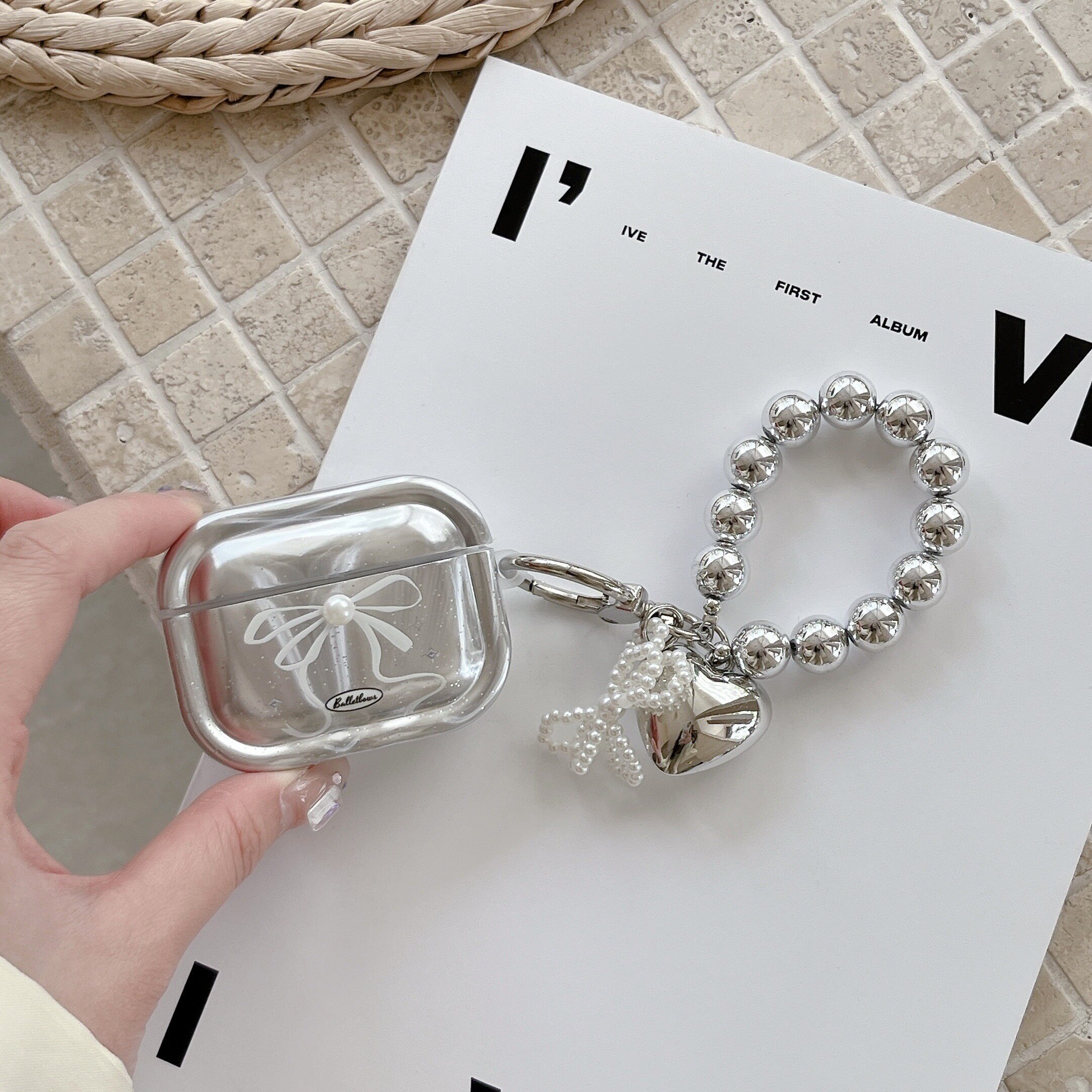 Airpods4/3/2丝带蝴蝶结耳机保护壳airpods4保护套无线蓝牙耳机软壳防摔airpodspro/pro2少女