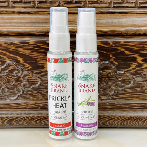 泰国本土蛇牌喷雾SNAKE BRAND痱子水清凉身体蛇粉圣露斯降温喷雾