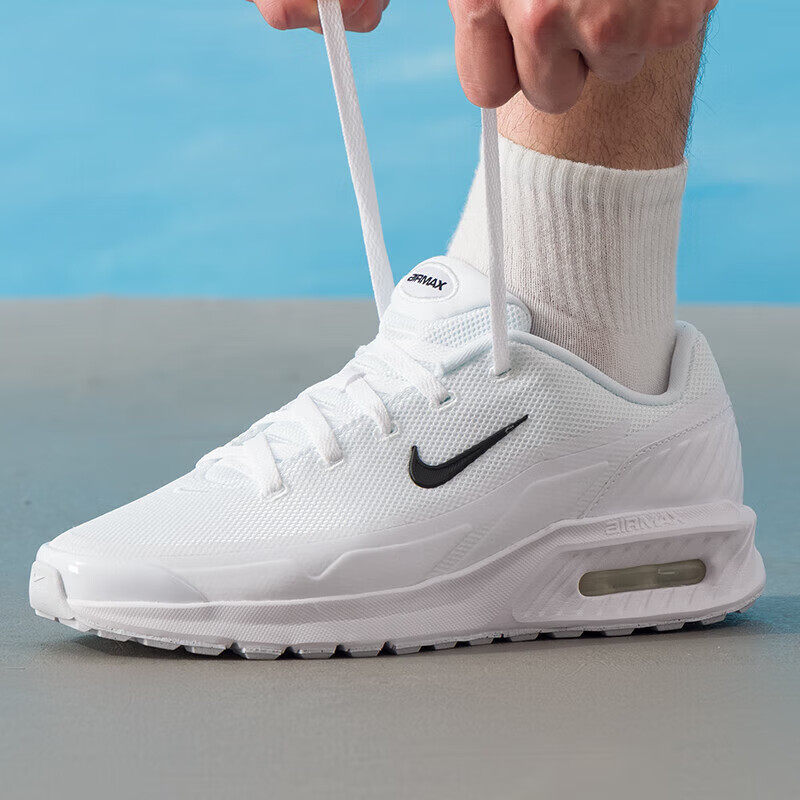 NIKE耐克白色男鞋秋正品AIR MAX气垫老爹鞋透气缓震跑步鞋IF2624