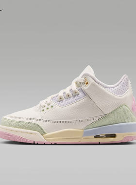 Nike耐克童鞋2026年新款女鞋AJ3复刻大童爆裂纹运动鞋 IF4758-100