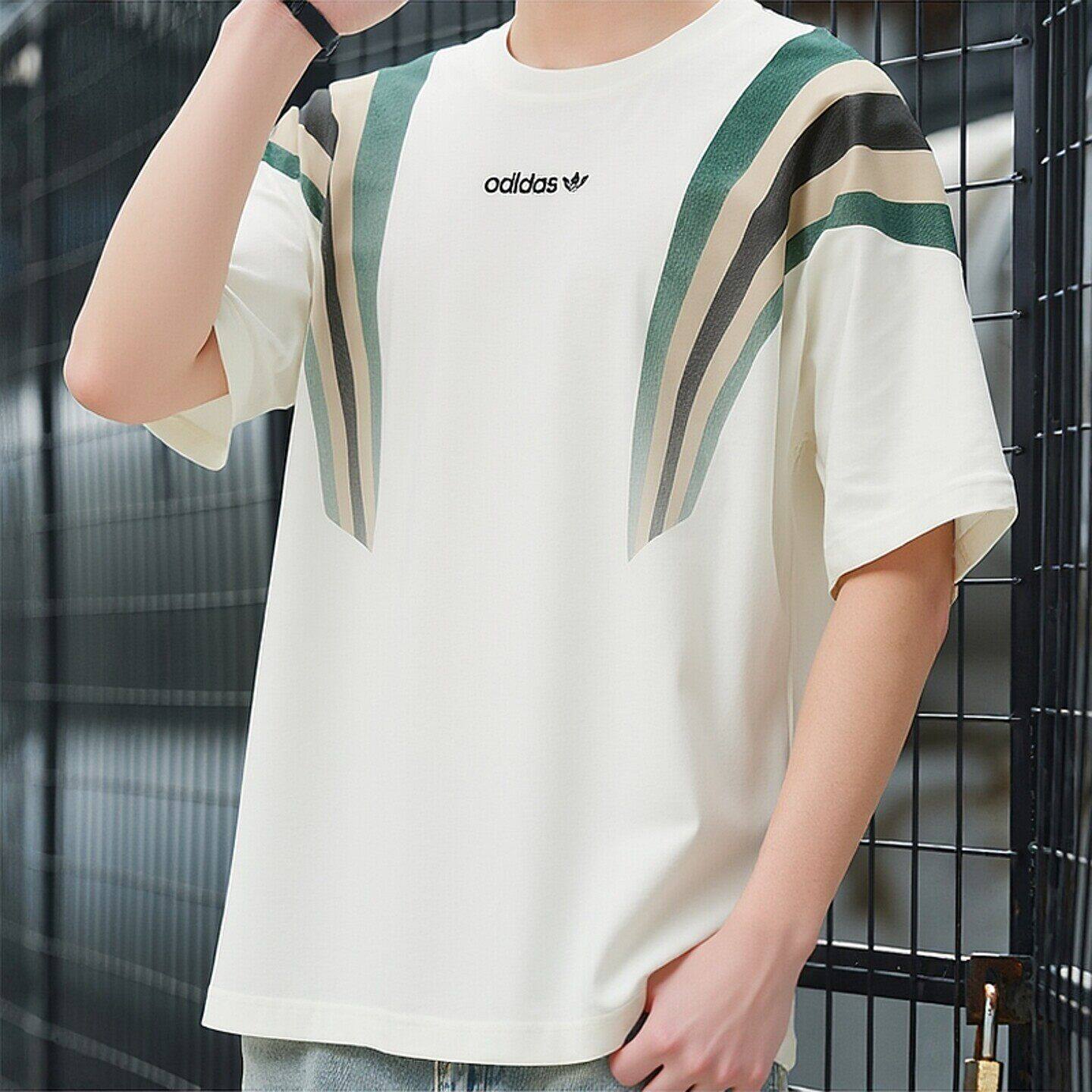 Adidas三叶草短袖男夏季