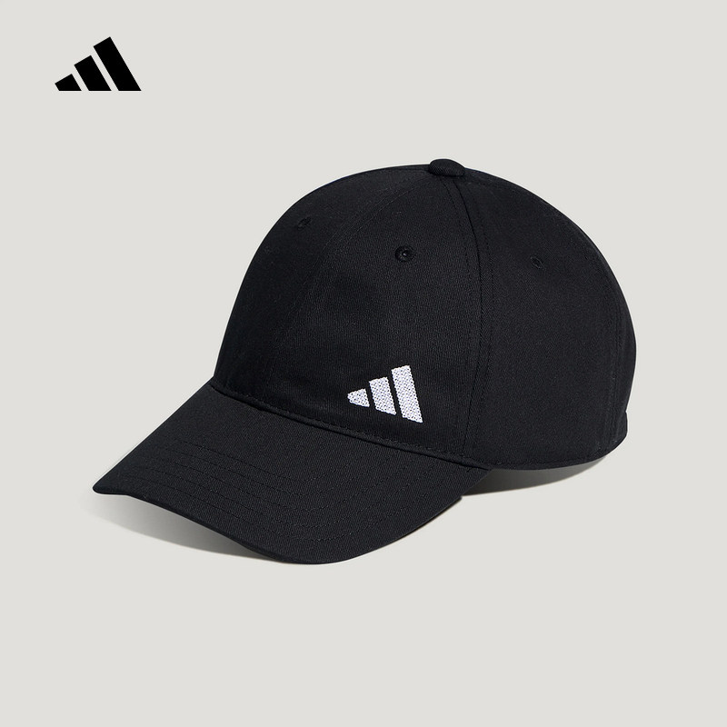 adidas阿迪达斯2026夏中性帽子休闲鸭舌帽遮阳棒球帽运动帽KT6077