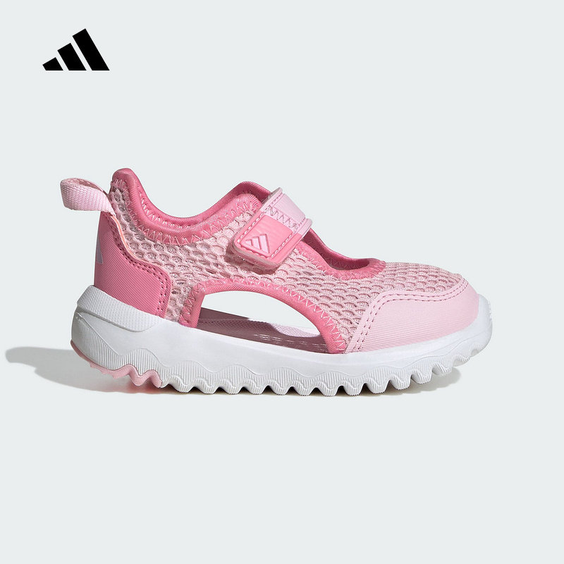 adisA粉色凉鞋2025夏女婴