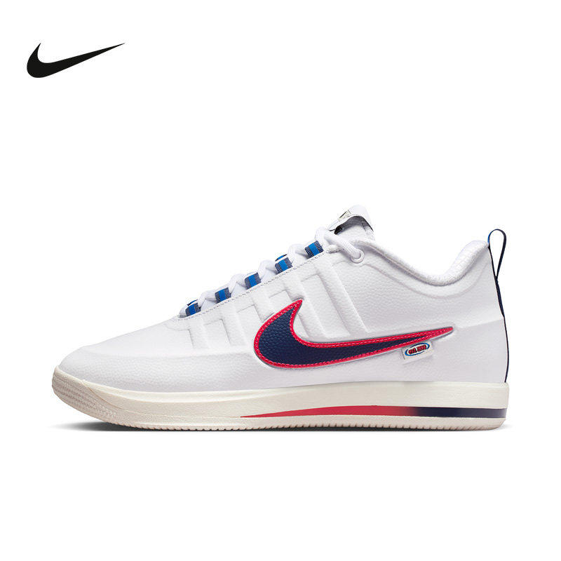 NIKE耐克男鞋Book 2布克2贴合篮球鞋白红休闲鞋运动鞋IR6332-100