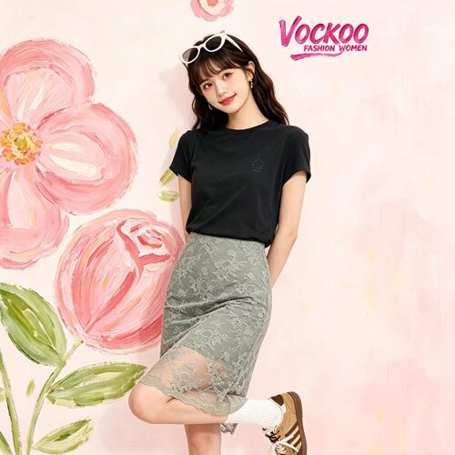 商场同款26夏Vockoo显瘦合身版型顺滑垂坠感短袖T恤上衣2K2BA07T