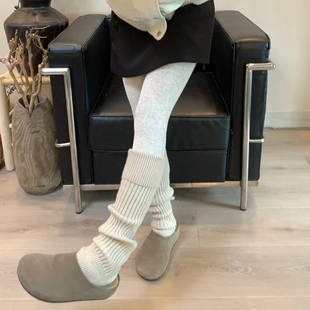 袜套女秋冬款保暖腿套小腿袜冬加厚勃肯鞋搭配袜子堆堆袜配雪地靴