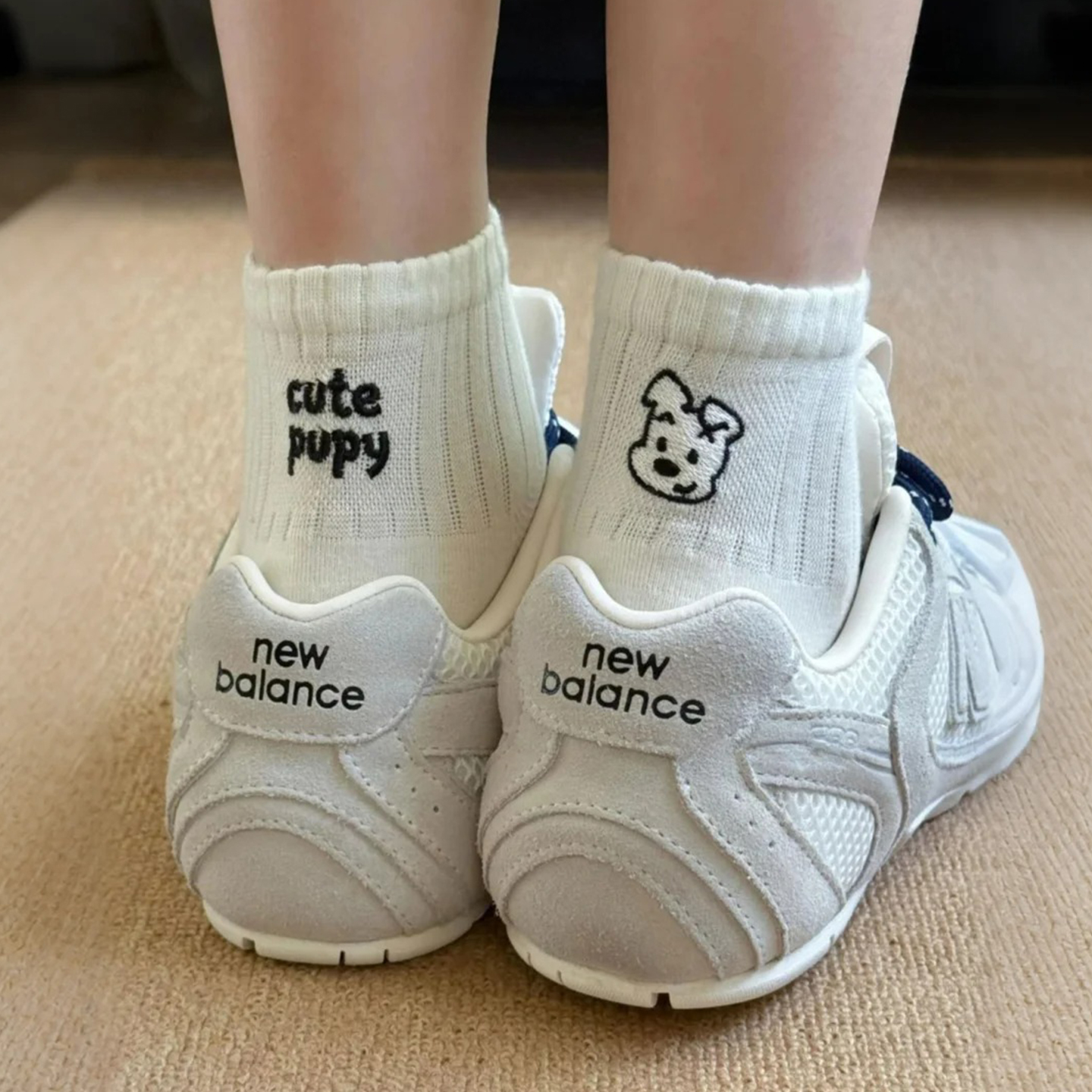 卡通袜子女夏薄款短筒袜中筒袜子