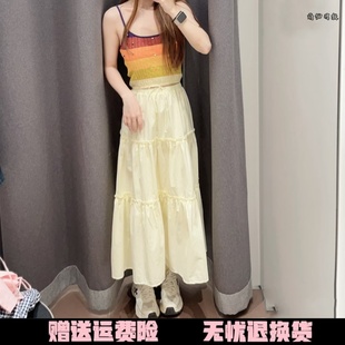 休闲甜美蝴蝶结系带半裙UYY550026 URZA&TARF2025夏季 新款 女装 时尚