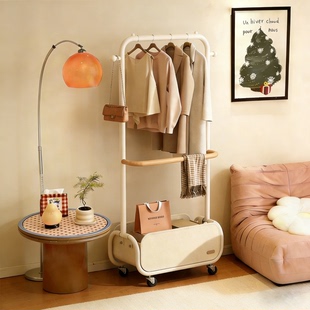 衣架落地家用房间卧室晾挂不占空间 挂包架子小型移动置物衣帽架