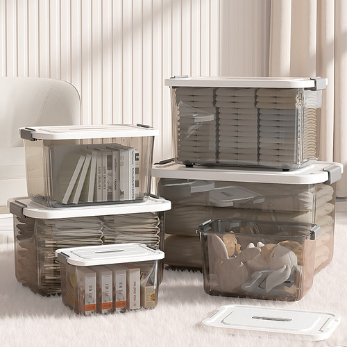 【爆卖120万个】加厚透明收纳箱