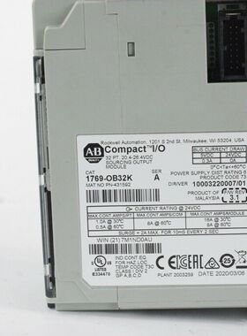 议价Allen Bradley 1769-OB32K  输出模块 小巧型议价