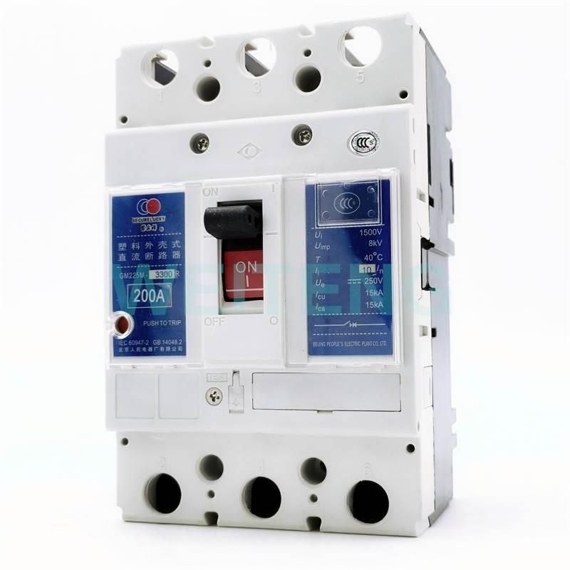 非实价议价议价议价 GM225M-3300R 直流断路器200A 三相3P 250VDC
