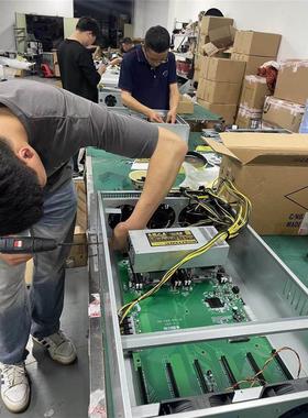 非实价议价议价议价AlEO QUBIC六卡平台双CPU 主板 机箱 主板X99