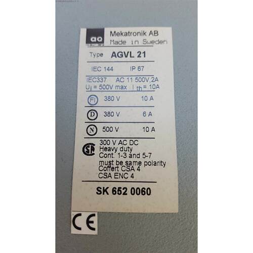 非实价议价议价议价 AGVL41 AGVL21，模块DCF503-0050；1SFA89631