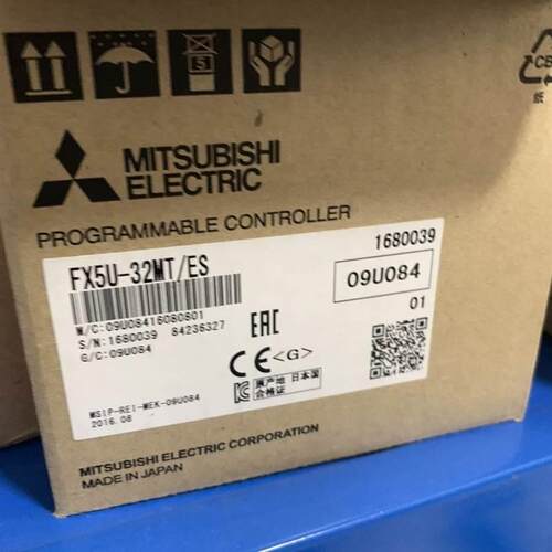 非实价议价议价议价PLC主机 FX5U-32MT/ES 内置以太网模拟量 全新