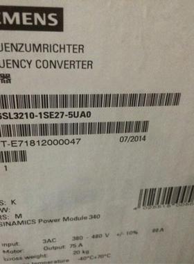 非实价议价议价S120变频器6SL3210-1SE27-5UA0/5UAO功率模块PM340