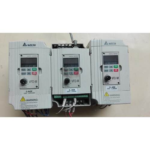 非实价议价议价议价浩 VFD004M21A VFD-M变频器 0.4KW/220V 二手
