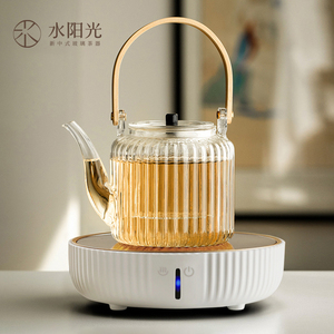 水阳光蒸煮茶壶烧水泡茶具玻璃电陶炉家用围炉小套装煮茶器煮茶炉