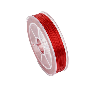 手串绳弹力水晶串珠串手链牛筋穿珠子文玩扁丝线松紧耐磨皮筋绳子