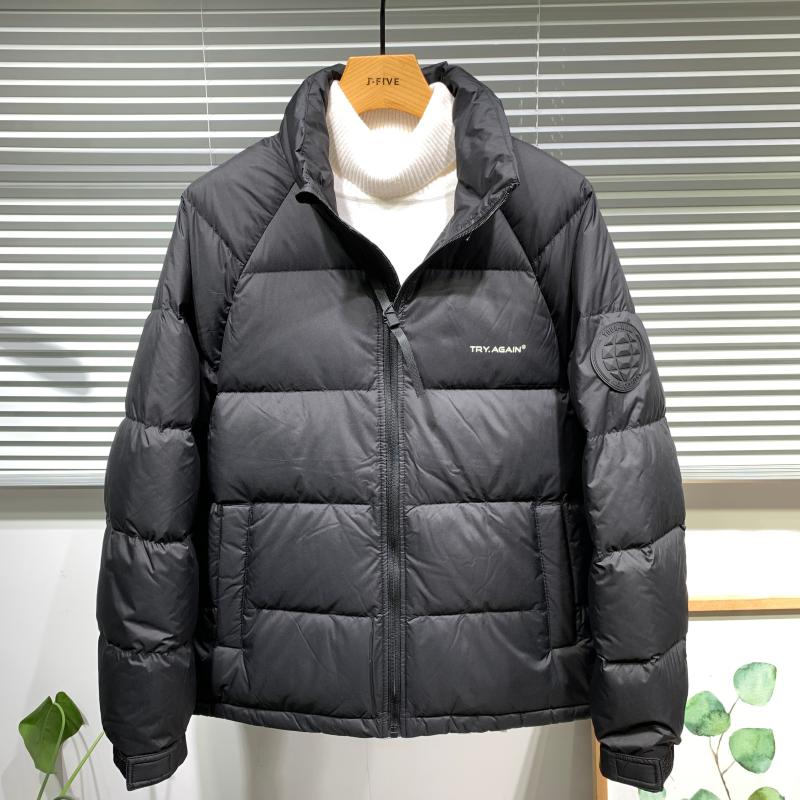 冬季男士羽绒服外套短款