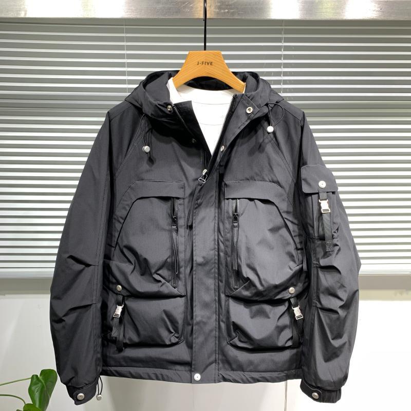 春秋冬季2025新款工装棉服夹克男加厚保暖棉衣短款棉服外套上衣