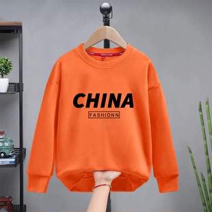 胖童男童长袖卫衣纯棉儿童加肥加大打底衫大童男孩春秋装宽松上衣