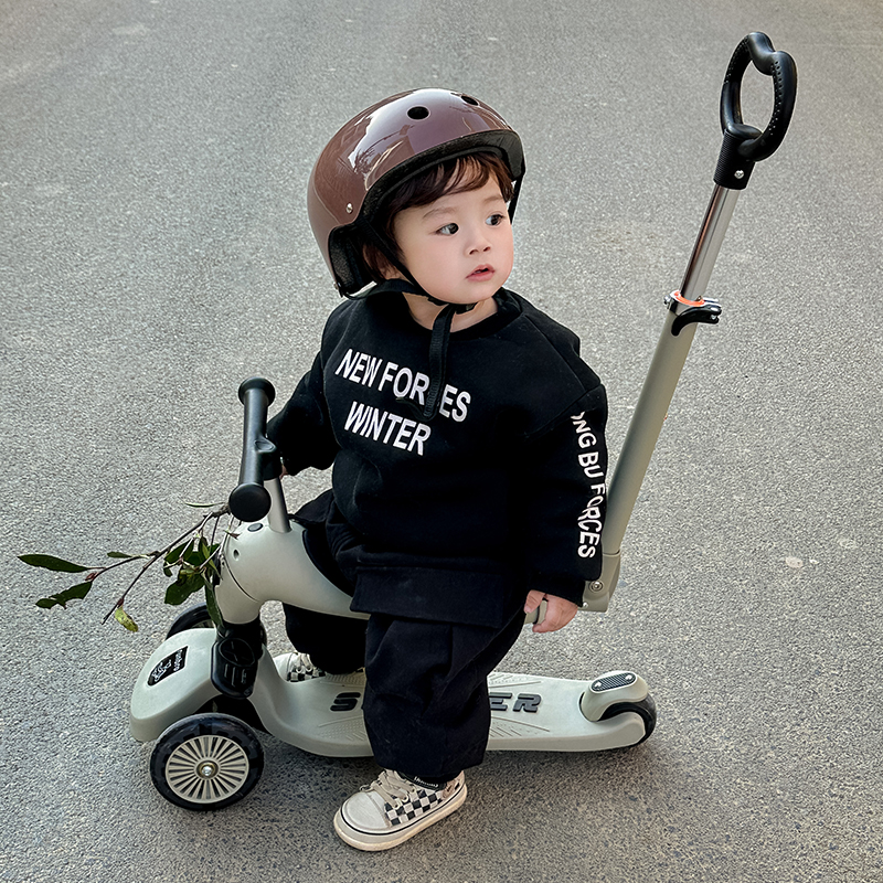 scooter滑板车儿童1—3—6岁男女孩宝宝遛娃可坐滑滑溜溜车三合一
