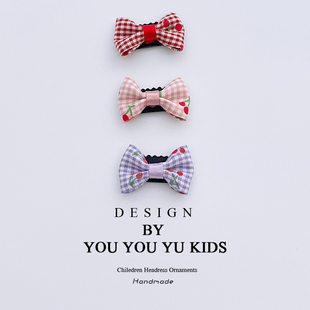 宝宝发饰小发夹迷你婴儿头饰蝴蝶结发夹可爱发卡汗毛夹胎毛夹