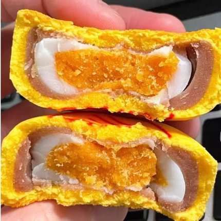 福建小福饼芋泥咸蛋黄肉松饼传统手工黄金饼办公休闲解馋月饼零食
