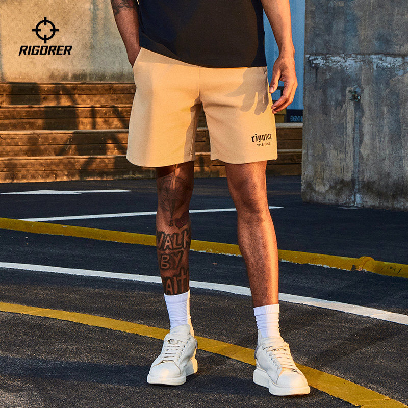 准者美式四分裤篮球短裤男夏季训练健身透气针织跑步运动短裤