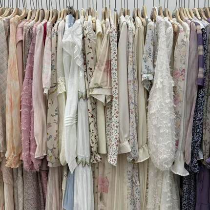 601-699杏色浅色2025年春夏连衣裙女新款夏天超显瘦的小裙子33玉