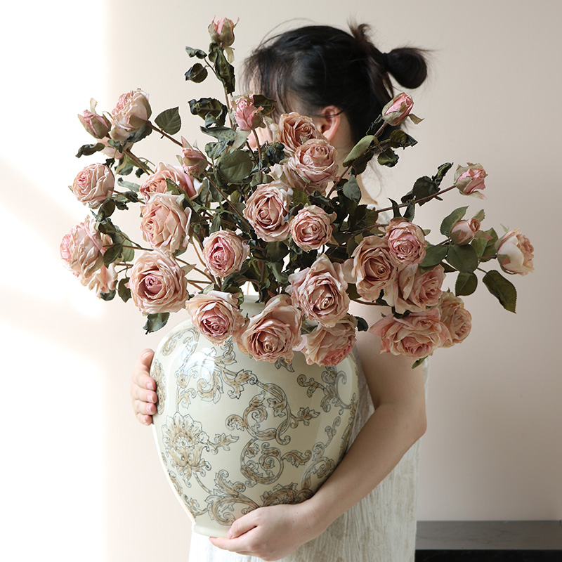 米子家居法式青花瓷花瓶