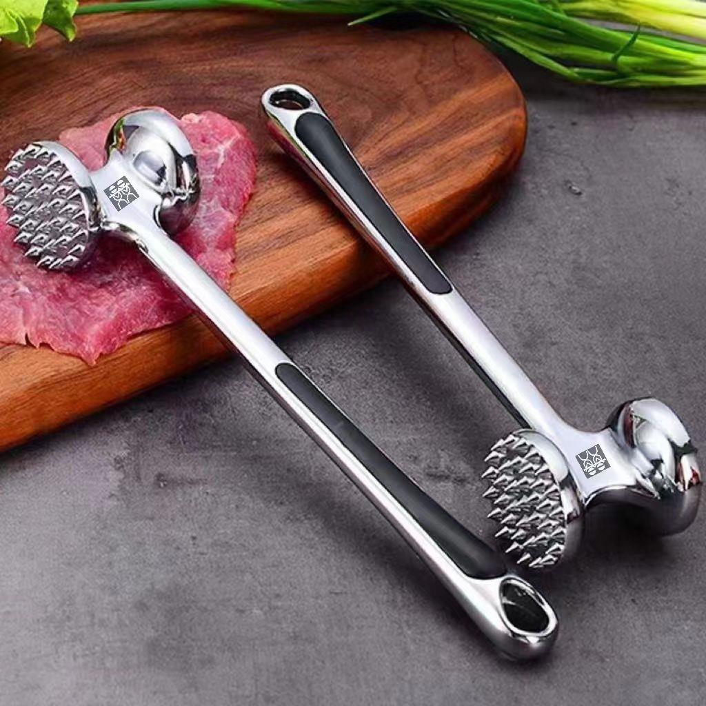 牛排专用锤德国DOUBLEDELI304不锈钢厨房敲肉牛肉双面敲打家用松