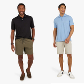 男装 速干男士 水洗男款 纯色舒适短袖 上衣休闲 夏季 老美高端Polo衫